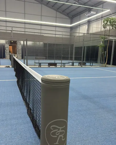 Monogrammed net post